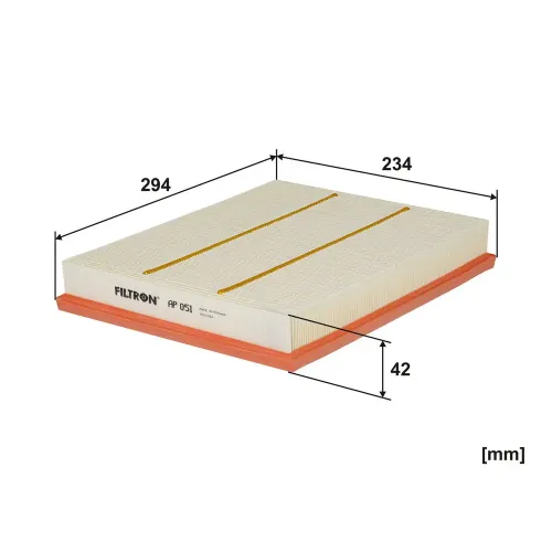 Luftfilter FILTRON AP 051 Bild Luftfilter FILTRON AP 051