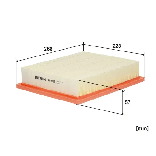 Luftfilter FILTRON AP 063 Bild Luftfilter FILTRON AP 063