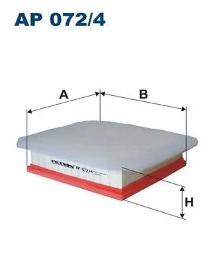 Luftfilter FILTRON AP 072/4 Bild Luftfilter FILTRON AP 072/4