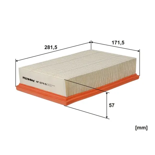 Luftfilter FILTRON AP 074/6 Bild Luftfilter FILTRON AP 074/6