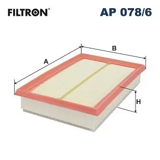 Luftfilter FILTRON AP 078/6 Bild Luftfilter FILTRON AP 078/6