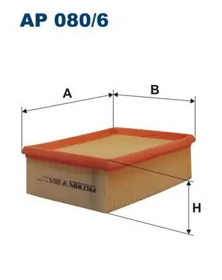 Luftfilter FILTRON AP 080/6 Bild Luftfilter FILTRON AP 080/6