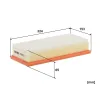 Luftfilter FILTRON AP 090/1 Bild Luftfilter FILTRON AP 090/1