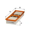 Luftfilter FILTRON AP 098/4 Bild Luftfilter FILTRON AP 098/4