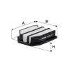 Luftfilter FILTRON AP 106/8 Bild Luftfilter FILTRON AP 106/8