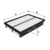 Luftfilter FILTRON AP 113/6 Bild Luftfilter FILTRON AP 113/6