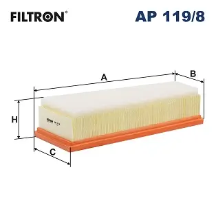 Luftfilter rechts FILTRON AP 119/8 Bild Luftfilter rechts FILTRON AP 119/8