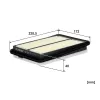 Luftfilter FILTRON AP 124/3 Bild Luftfilter FILTRON AP 124/3