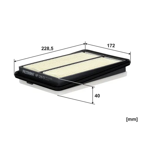 Luftfilter FILTRON AP 124/3 Bild Luftfilter FILTRON AP 124/3