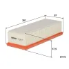 Luftfilter FILTRON AP 134/9 Bild Luftfilter FILTRON AP 134/9