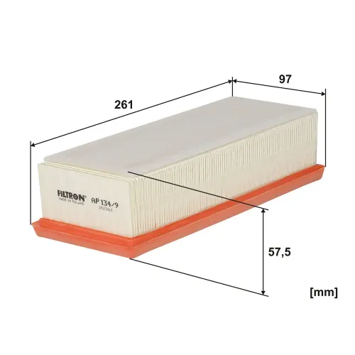 Luftfilter FILTRON AP 134/9 Bild Luftfilter FILTRON AP 134/9