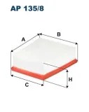 Luftfilter FILTRON AP 135/8