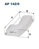 Luftfilter FILTRON AP 142/9
