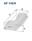 Luftfilter FILTRON AP 142/9