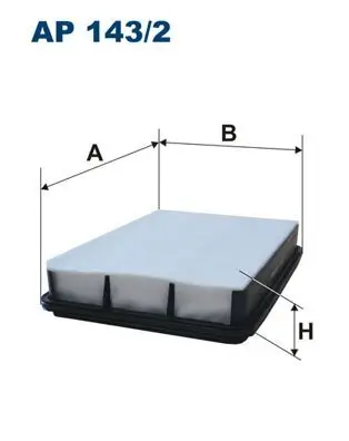 Luftfilter FILTRON AP 143/2 Bild Luftfilter FILTRON AP 143/2