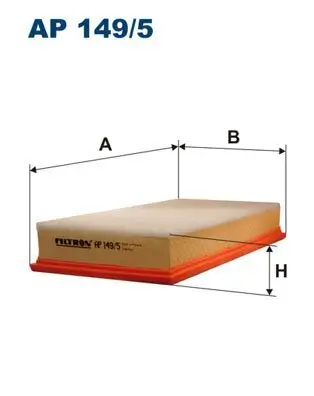 Luftfilter FILTRON AP 149/5 Bild Luftfilter FILTRON AP 149/5