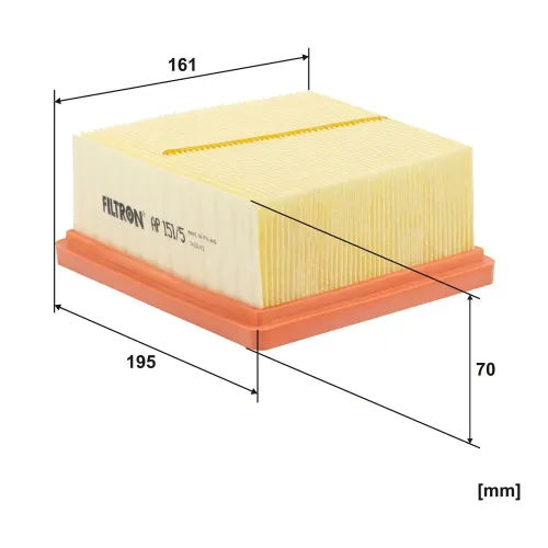 Luftfilter FILTRON AP 151/5 Bild Luftfilter FILTRON AP 151/5