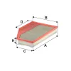 Luftfilter FILTRON AP 152/7 Bild Luftfilter FILTRON AP 152/7