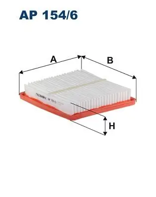 Luftfilter FILTRON AP 154/6 Bild Luftfilter FILTRON AP 154/6