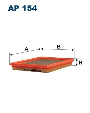 Luftfilter FILTRON AP 154 Bild Luftfilter FILTRON AP 154