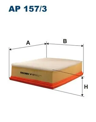 Luftfilter FILTRON AP 157/3 Bild Luftfilter FILTRON AP 157/3