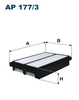 Luftfilter FILTRON AP 177/3 Bild Luftfilter FILTRON AP 177/3
