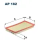 Luftfilter FILTRON AP 182
