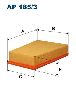 Luftfilter FILTRON AP 185/3