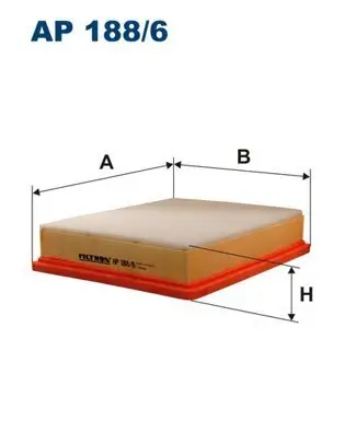 Luftfilter FILTRON AP 188/6