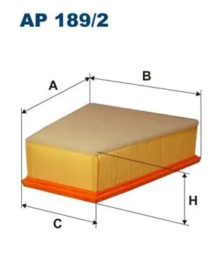 Luftfilter FILTRON AP 189/2 Bild Luftfilter FILTRON AP 189/2