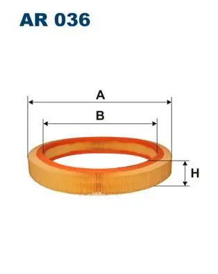 Luftfilter FILTRON AR 036 Bild Luftfilter FILTRON AR 036