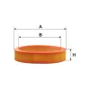 Luftfilter FILTRON AR 238 Bild Luftfilter FILTRON AR 238