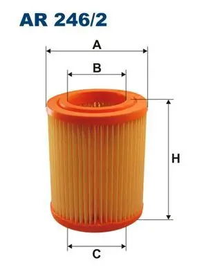 Luftfilter FILTRON AR 246/2 Bild Luftfilter FILTRON AR 246/2