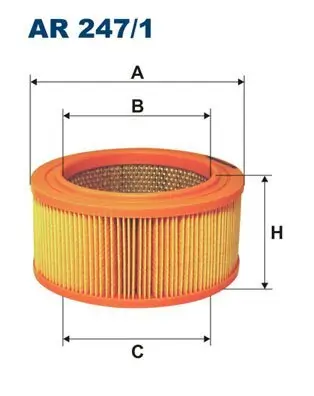 Luftfilter FILTRON AR 247/1 Bild Luftfilter FILTRON AR 247/1