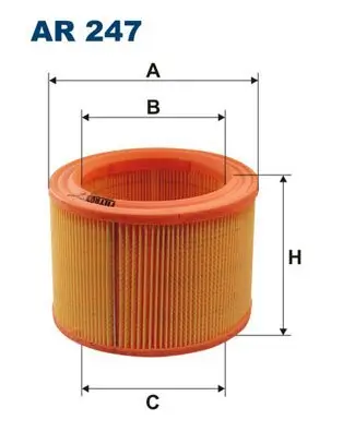 Luftfilter FILTRON AR 247 Bild Luftfilter FILTRON AR 247