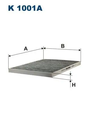 Filter, Innenraumluft FILTRON K 1001A