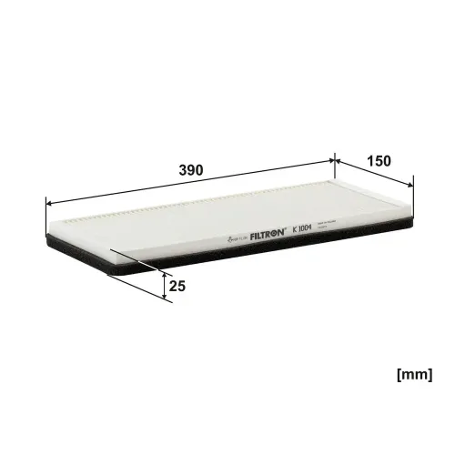 Filter, Innenraumluft FILTRON K 1004 Bild Filter, Innenraumluft FILTRON K 1004