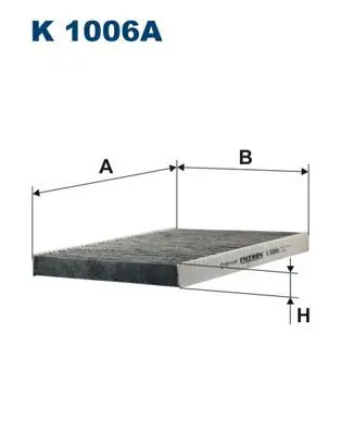 Filter, Innenraumluft FILTRON K 1006A