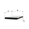 Filter, Innenraumluft FILTRON K 1007 Bild Filter, Innenraumluft FILTRON K 1007