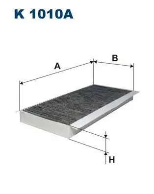 Filter, Innenraumluft FILTRON K 1010A Bild Filter, Innenraumluft FILTRON K 1010A