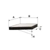 Filter, Innenraumluft FILTRON K 1011 Bild Filter, Innenraumluft FILTRON K 1011