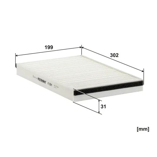 Filter, Innenraumluft FILTRON K 1014 Bild Filter, Innenraumluft FILTRON K 1014