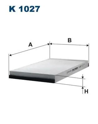 Filter, Innenraumluft FILTRON K 1027