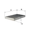 Filter, Innenraumluft FILTRON K 1032A Bild Filter, Innenraumluft FILTRON K 1032A