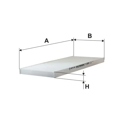 Filter, Innenraumluft FILTRON K 1034 Bild Filter, Innenraumluft FILTRON K 1034