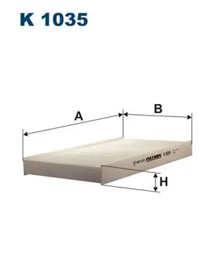 Filter, Innenraumluft FILTRON K 1035