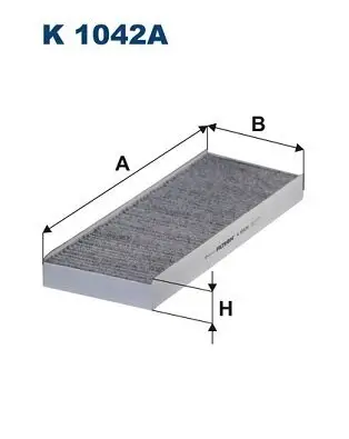 Filter, Innenraumluft FILTRON K 1042A