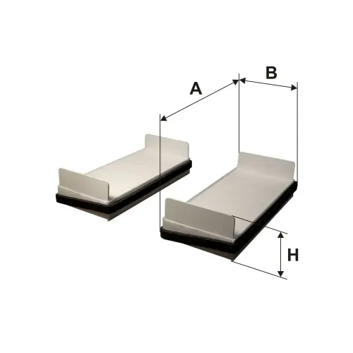 Filter, Innenraumluft FILTRON K 1044-2x Bild Filter, Innenraumluft FILTRON K 1044-2x