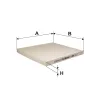 Filter, Innenraumluft FILTRON K 1051 Bild Filter, Innenraumluft FILTRON K 1051