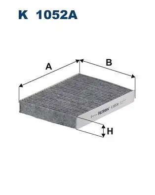 Filter, Innenraumluft FILTRON K 1052A Bild Filter, Innenraumluft FILTRON K 1052A